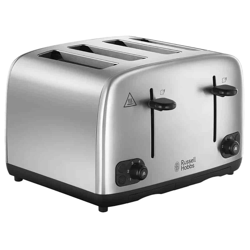 Russell Hobbs Brushed Stainless Steel 4 Slice Toaster 24094