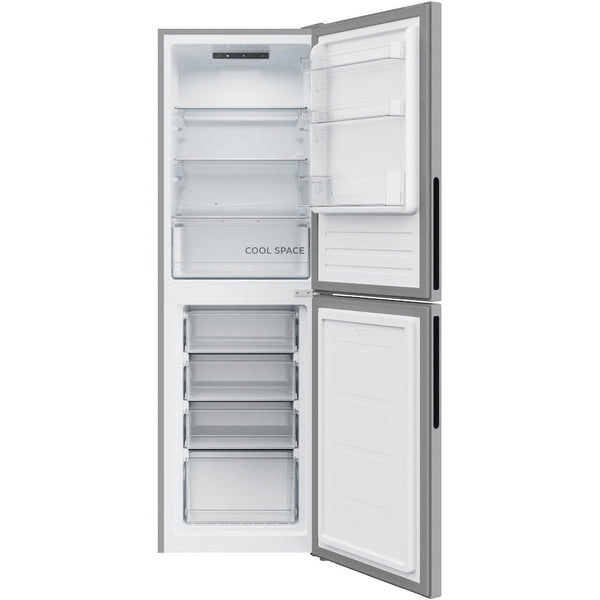 Hoover 50/50 Fridge Freezer Silver | HVT3CLFCKIHS - FR/FREEZER MED COMBI 0 - 299L - Beattys of Loughrea