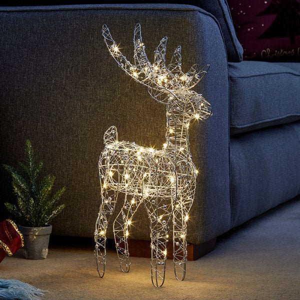 WonderDeer 60cm Battery Operated - XMAS ROOM DECORATION LARGE AND LIGHT UP - Beattys of Loughrea