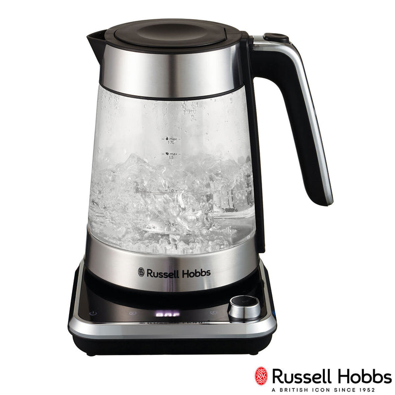 Russell Hobbs Attentiv Kettle 1.7L - Brushed Stainless Steel | 26200 - KETTLES - Beattys of Loughrea