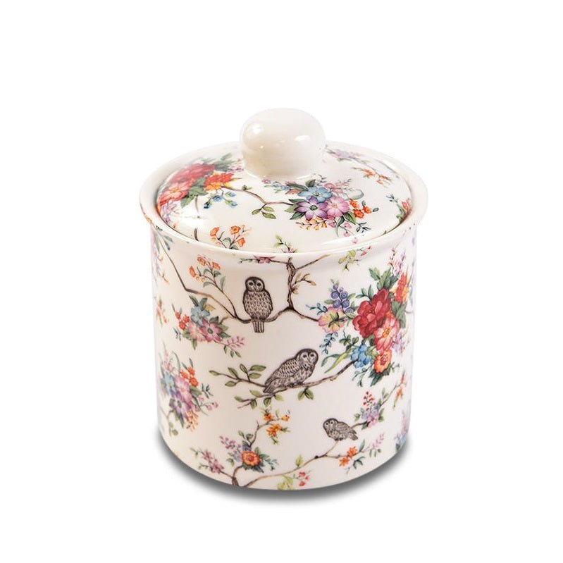 Owly Fowly Covered Sugar Bowl - GENERAL LOOSE WARE - Beattys of Loughrea