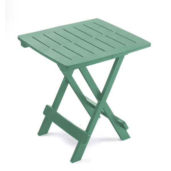 Adige Folding Table - Green - SINGLE GARDEN TABLE - Beattys of Loughrea