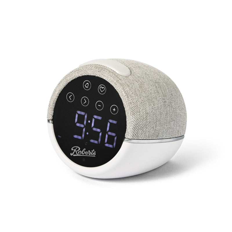 Roberts ZENW Analogue Alarm Clock Radio White