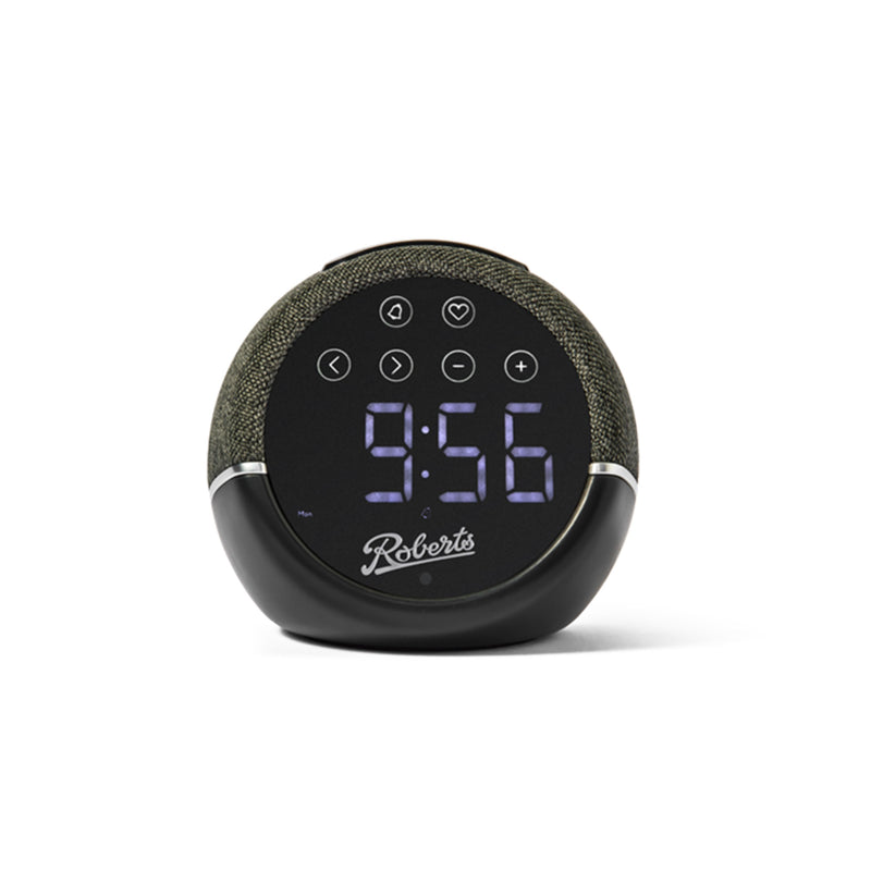 Roberts ZENW Analogue Alarm Clock Radio Black