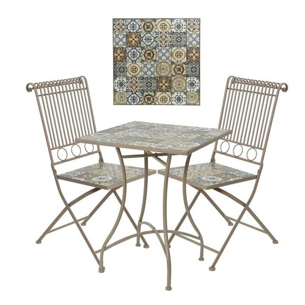 Seville Mosaic Bistro Set - BISTRO SET 2 PERSON - Beattys of Loughrea