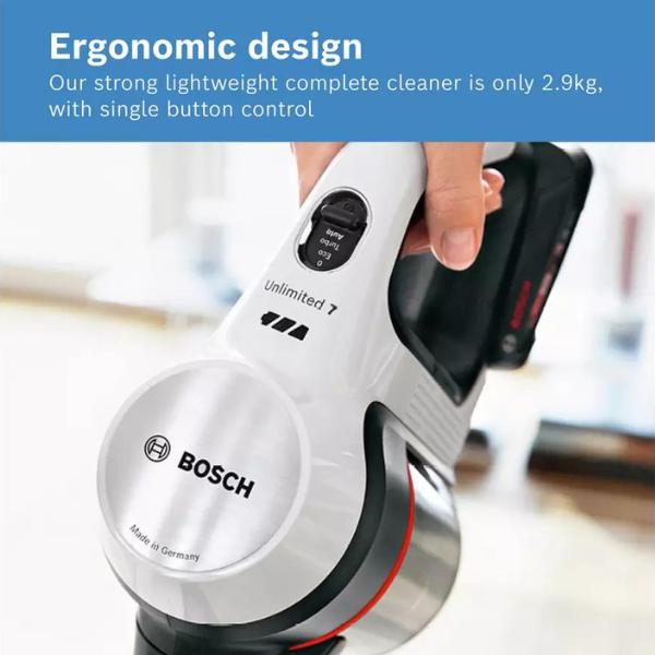 Bosch Unlimited 7 Cordless Vacuum Cleaner With 2 Batteries (BCS712GB) - VACUUM CLEANER NOT ROBOT - Beattys of Loughrea