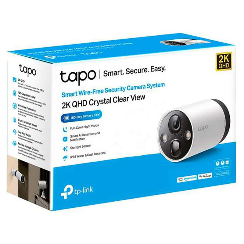 Smart Wire-Free Security Camera System, 1-Camera System | Tapo C420S1