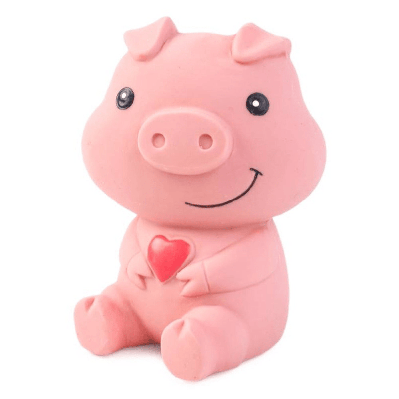 Latex Squeaky Piggie Pet Toy - Large - PET TOYS BOOKS - Beattys of Loughrea