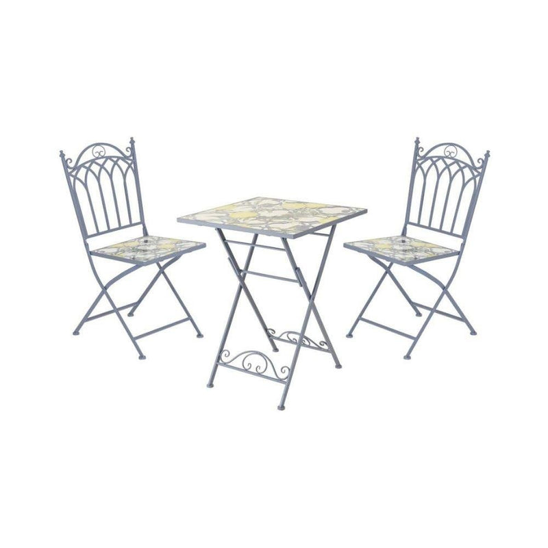 Sicily Blue Mosaic Bistro Set - BISTRO SET 2 PERSON - Beattys of Loughrea