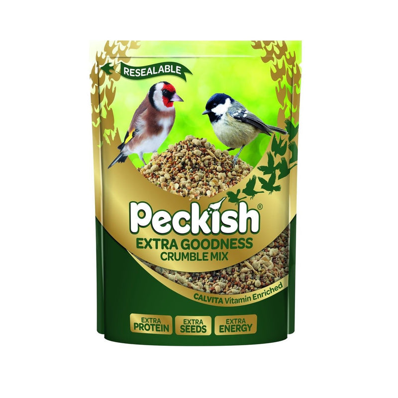 Peckish Extra Goodness Crumble Mix Bird Food 1kg - BIRD FOOD - Beattys of Loughrea