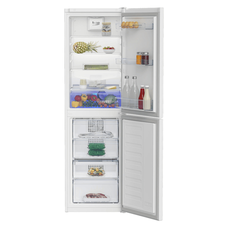 Beko 182cm Pro HarvestFresh 50/50 Fridge Freezer - White | CNG3582VW - FR/FREEZER MED COMBI 0 - 299L - Beattys of Loughrea