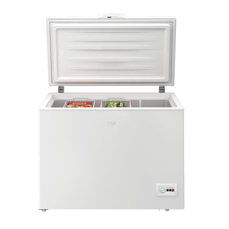 Beko 298 Litre Freestanding Chest Freezer - White - FREEZER SML U/COUNTER/ CHEST <150L - Beattys of Loughrea