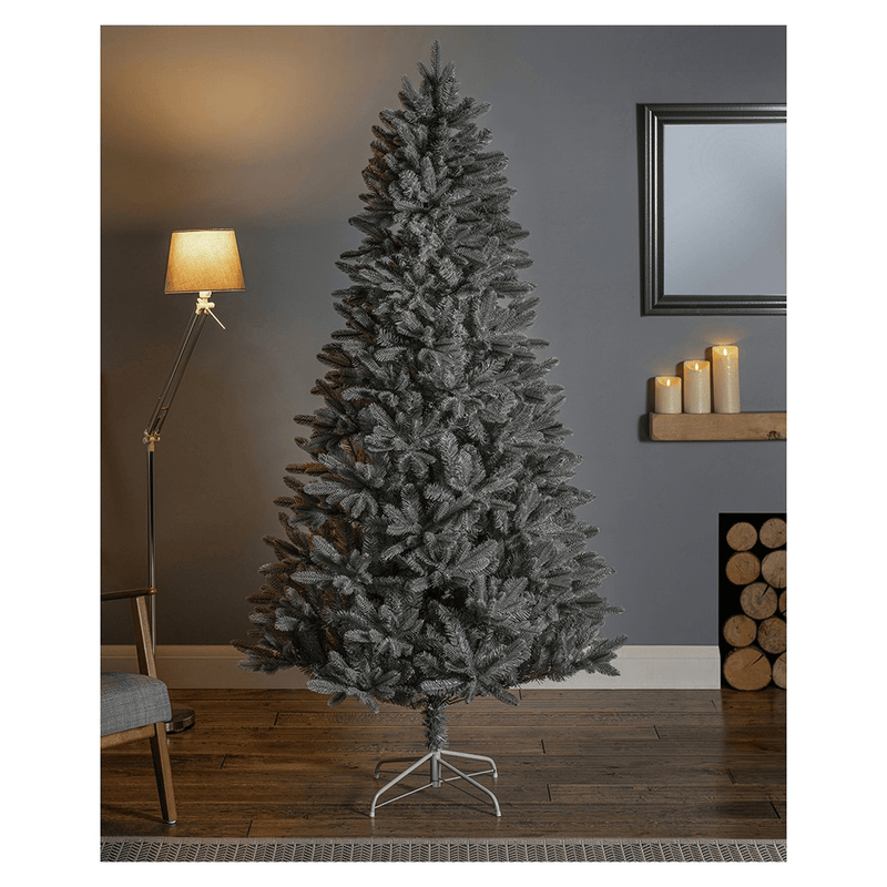 Premier Grey Cherry Pine Christmas Tree 7ft (2.1m) - XMAS TREE ARTIFICIAL - Beattys of Loughrea