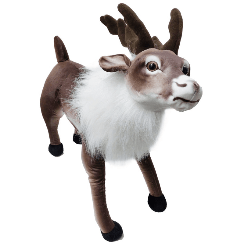 Jingles Plush Standing Reindeer 70cm - XMAS SOFT DECOS - Beattys of Loughrea