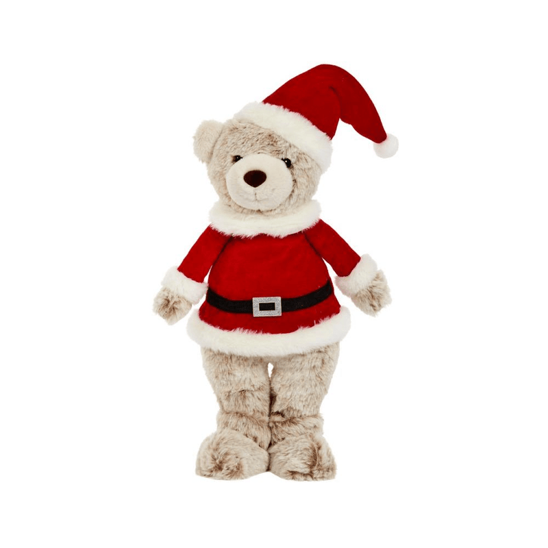 Three Kings Teddy Santa 35cm - XMAS SOFT DECOS - Beattys of Loughrea