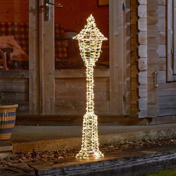 OpaLight Lamp Post 90cm, LV - XMAS LIGHTED OUTDOOR DECOS - Beattys of Loughrea