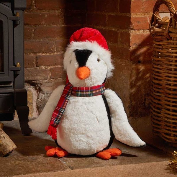 40cm Puppa Penguin Plush - XMAS SOFT DECOS - Beattys of Loughrea