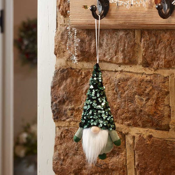 Jonklet Pendant - Emerald 17 x 10cm - XMAS HANGING DECOS - Beattys of Loughrea