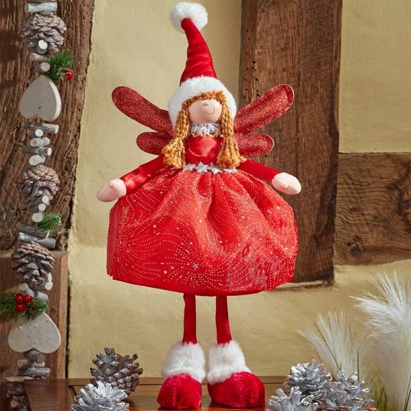 Fairy Magic Standing - Ruby 48cm - XMAS SOFT DECOS - Beattys of Loughrea