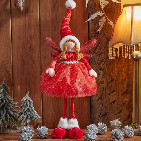 Fairy Magic Standing Large - Ruby 60cm - XMAS SOFT DECOS - Beattys of Loughrea