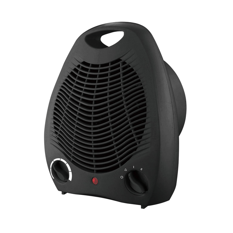 De Vielle Upright Fan Heater 2000W - Black - FAN HEATERS - Beattys of Loughrea