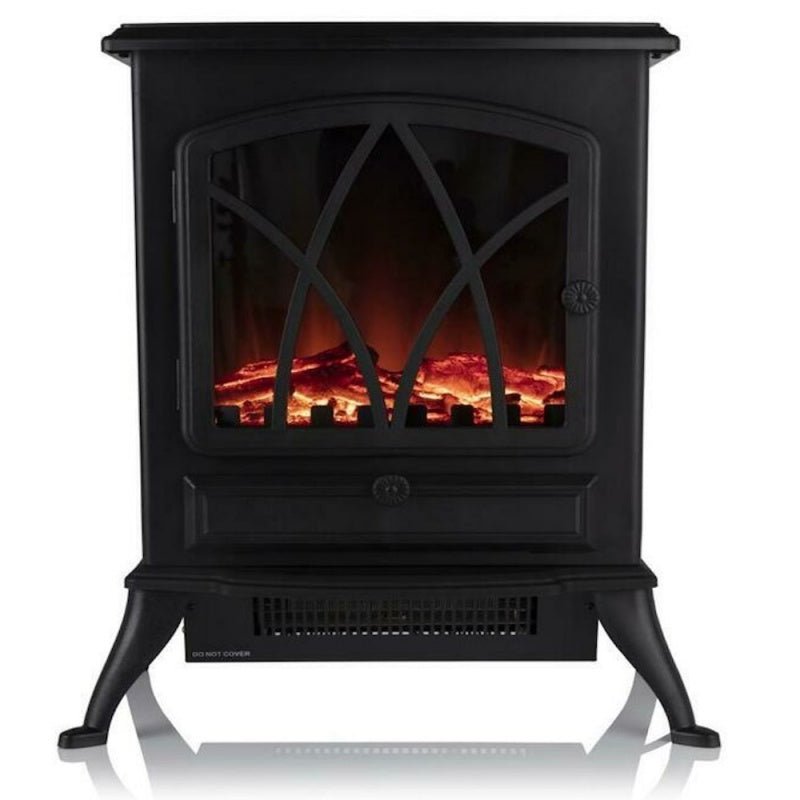 Stirling Portable Electric Fire Stove Heater 2000W - Black - ELEC FIRES - Beattys of Loughrea