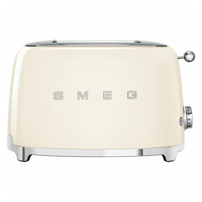 Smeg 50'S Retro Style Aesthetic 2 Slice Toaster - Cream - TOASTERS - Beattys of Loughrea