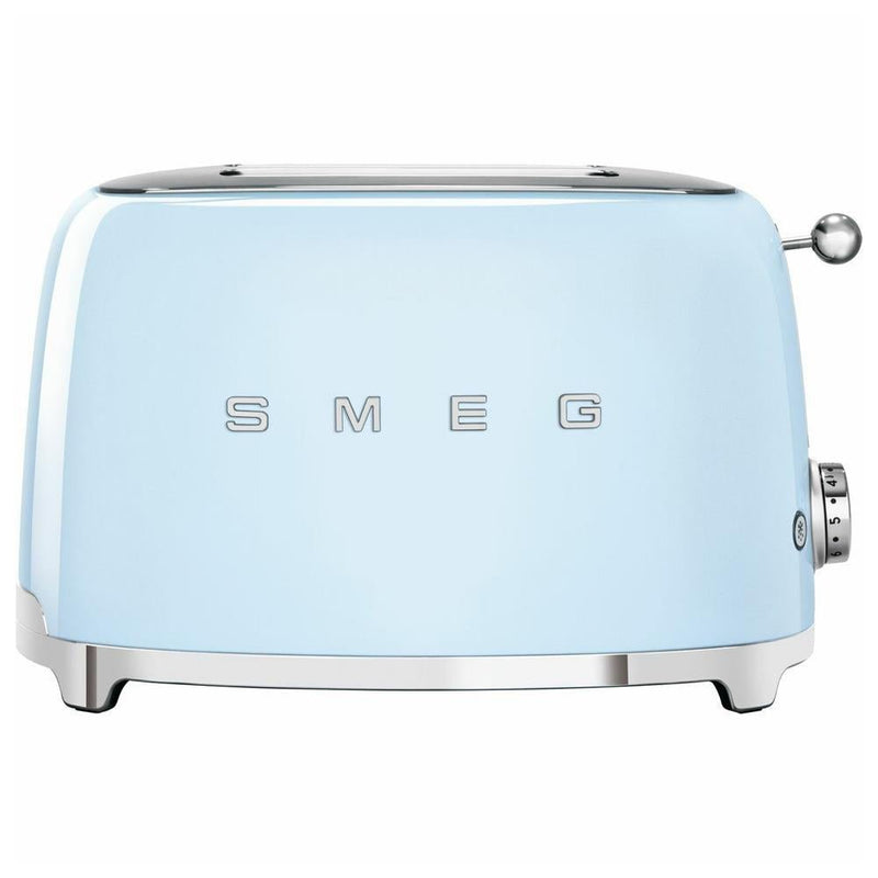 Smeg 50'S Retro Style Aesthetic 2 Slice Toaster - Pastel Blue - TOASTERS - Beattys of Loughrea