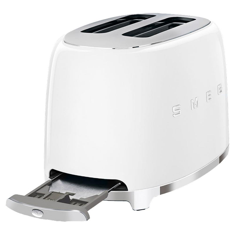 Smeg 50'S Retro Style Aesthetic 2 Slice Toaster White