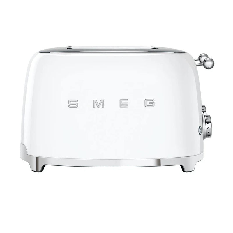 Smeg 50's Retro Style 4 Slice White Toaster - TOASTERS - Beattys of Loughrea