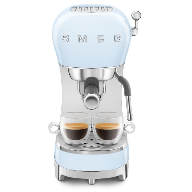 Smeg Pastel Blue Espresso Coffee Machine