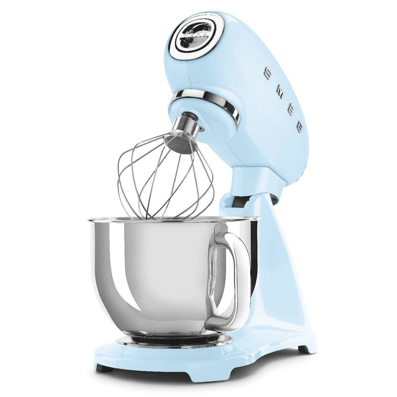 Smeg SMF03PBUK Stand Mixer in Pastel Blue - IRONS - Beattys of Loughrea