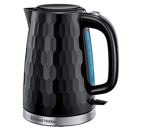 Russell Hobbs Honeycomb Kettle 1.7L Black 26051 - KETTLES - Beattys of Loughrea