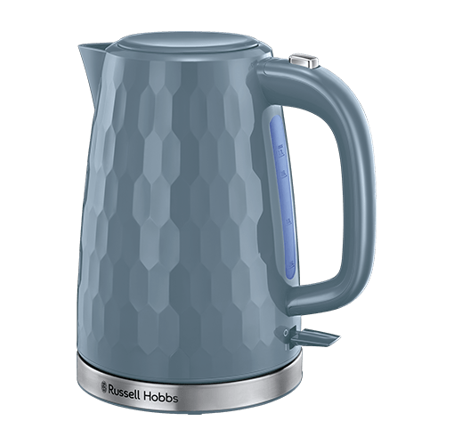 Russell Hobbs Honeycomb Kettle 1.7L Grey 26053 - KETTLES - Beattys of Loughrea