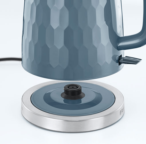 Russell Hobbs Honeycomb Kettle 1.7L Grey 26053 - KETTLES - Beattys of Loughrea