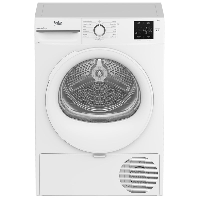 Beko BM3T3823W 8kg Heat Pump Tumble Dryer - TUMBLE DRYERS - Beattys of Loughrea