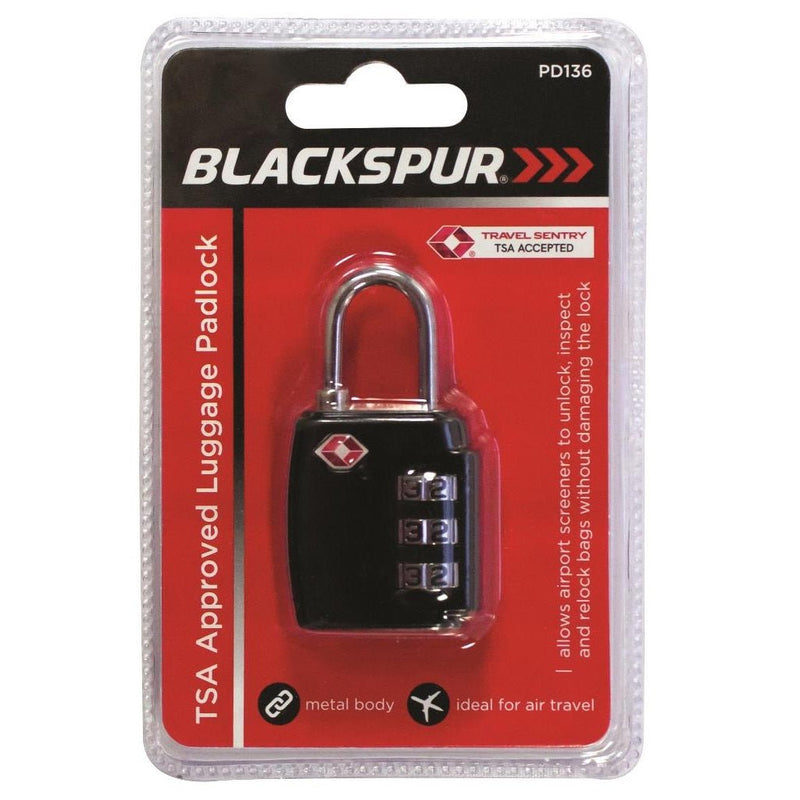 Blackspur Luggage Combination Padlock - PADLOCKS - Beattys of Loughrea