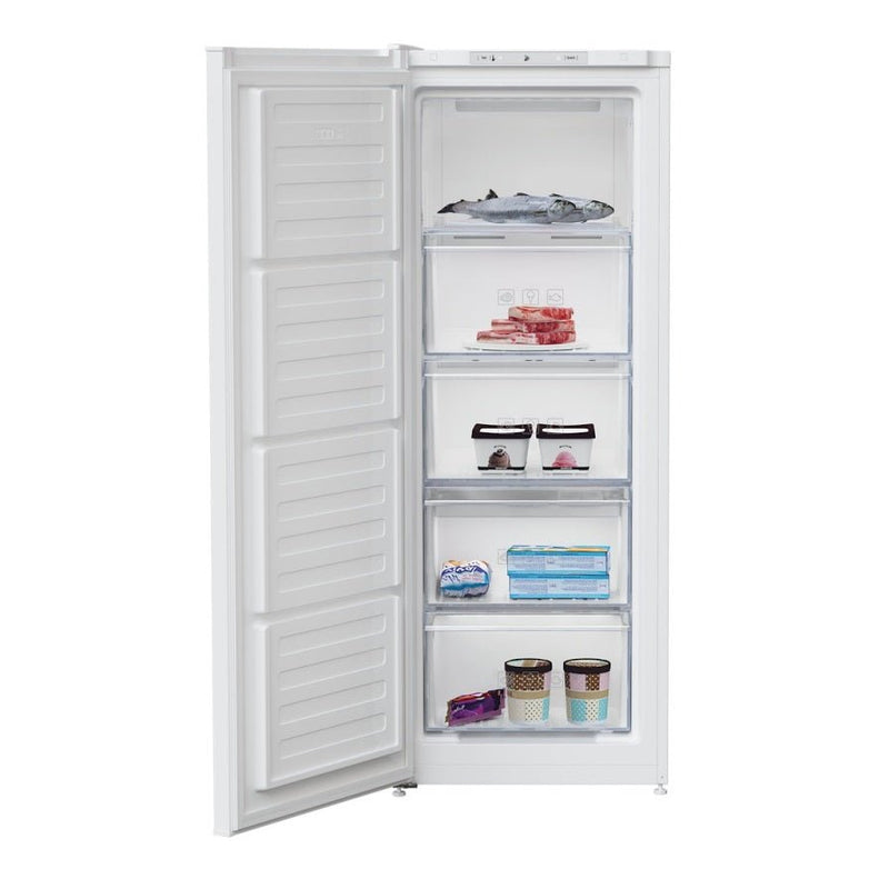 Beko FFG4545W 54cm Frost Free Tall Freezer White - FREEZER MED LARDER/ CHEST 150 - 299L - Beattys of Loughrea