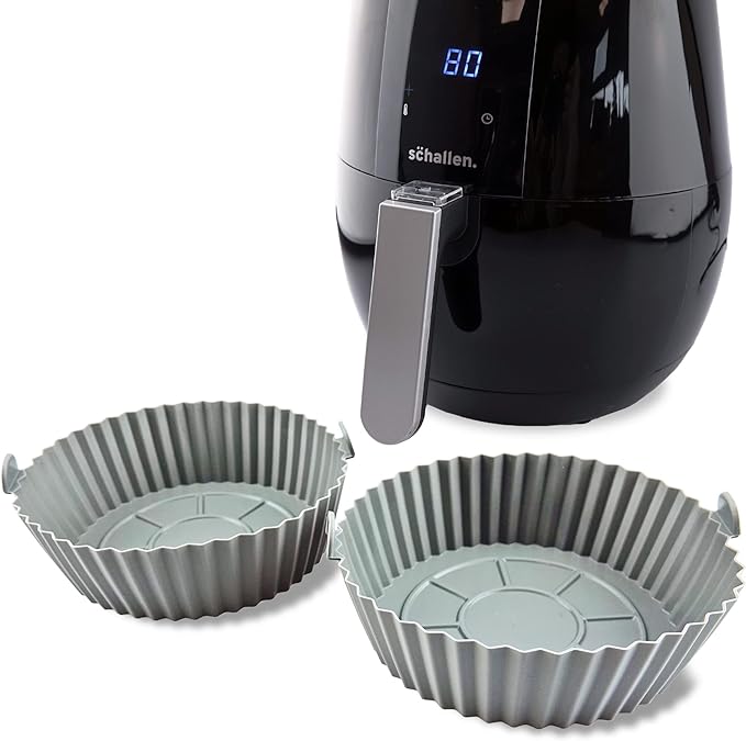 Schallen Circular Silicone Air Fryer Liner - 2 Pack