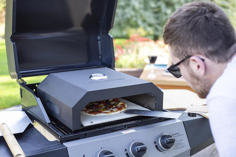 La Hacienda 56293 BBQ Pizza Oven Black