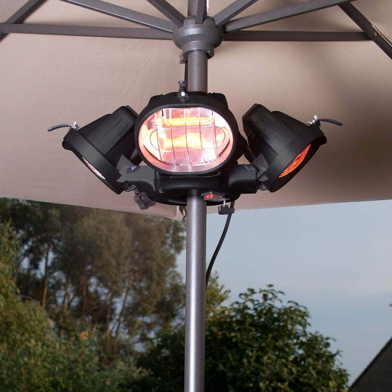 Heatmaster Parasol Mounted Electric Heater - HALOGEN/ PARAGLOW HEATER - Beattys of Loughrea