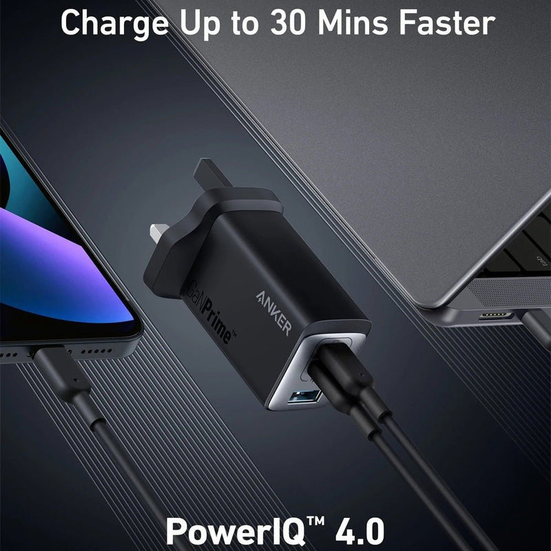 Anker 735 Charger 3 Port GaNPrime 65W USB C USB A | A2668211 - USB PC ACCESSORIES - Beattys of Loughrea