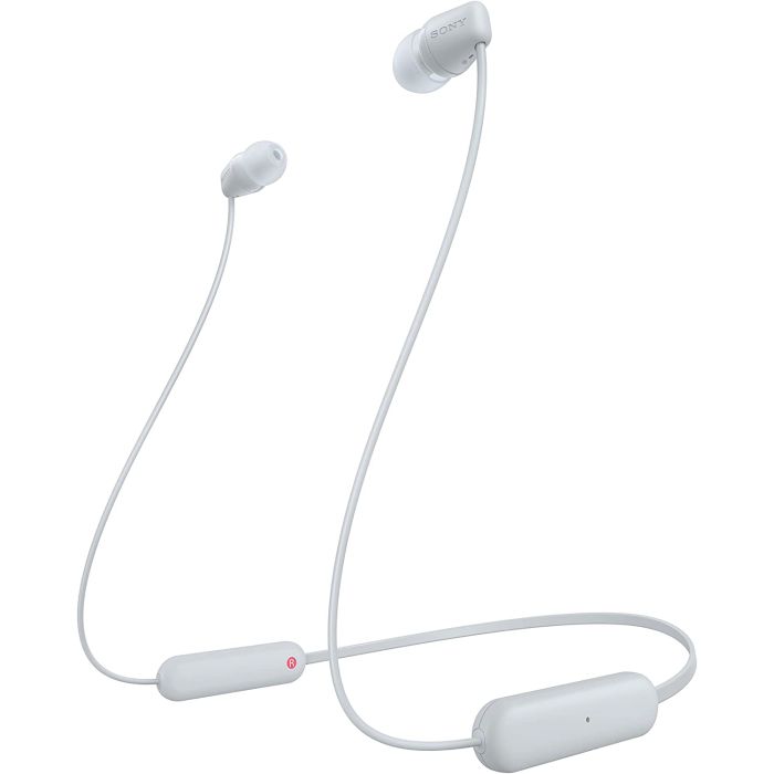 Sony In-Ear Wireless Looped Headphones - White | WIC100WCE7