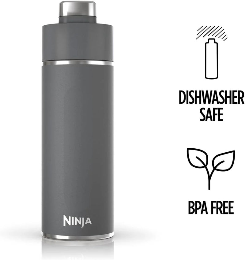 Ninja Thirsti 530ml Travel Bottle Grey