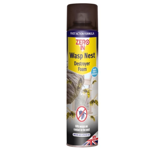 Zero In Wasp Nest Destroyer Foam 300ml - INSECTICIDE/SMOKE CANE - Beattys of Loughrea