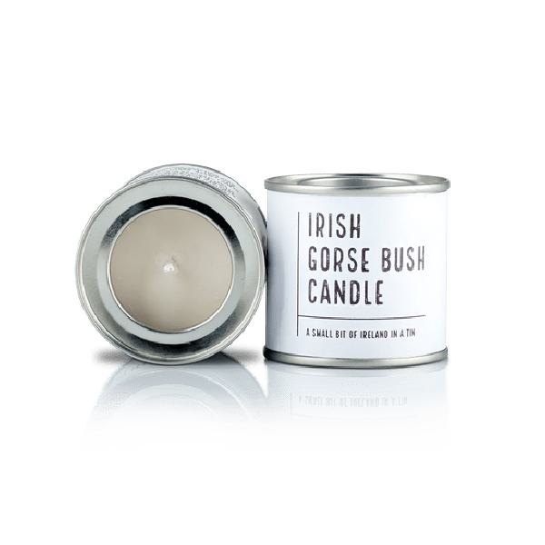 Irish Candle Tin Small - Gorse Bush - CANDLES - Beattys of Loughrea