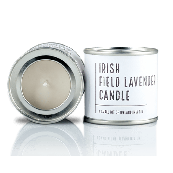 Irish Candle Tin Large - Field Lavender - CANDLES - Beattys of Loughrea