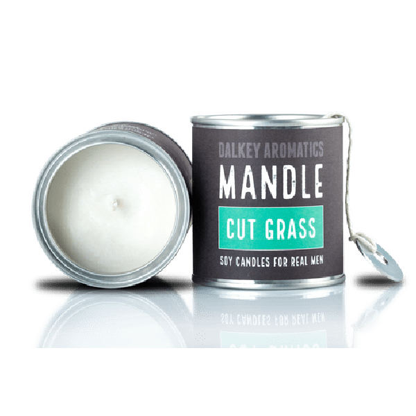 Mandle Candle Tin Large - Cut Grass - CANDLES - Beattys of Loughrea