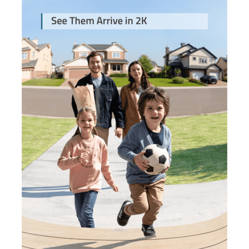 Eufy Video Doorbell 2k - Black - SECURITY CAMERA/ PRODUCTS - Beattys of Loughrea