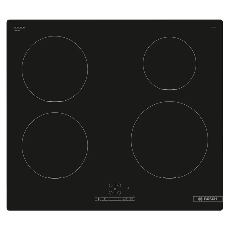 Bosch Series 4 60cm Induction Hob | PUE611BB5E - HOBS FULL SIZE 4+ RINGS - Beattys of Loughrea